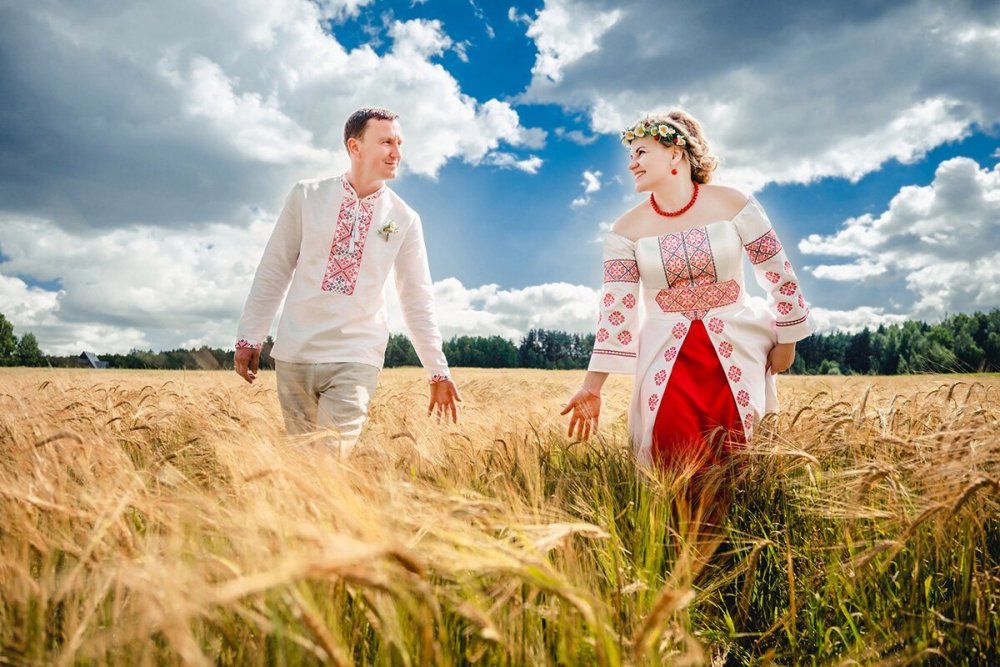 Белорусский свадебный наряд