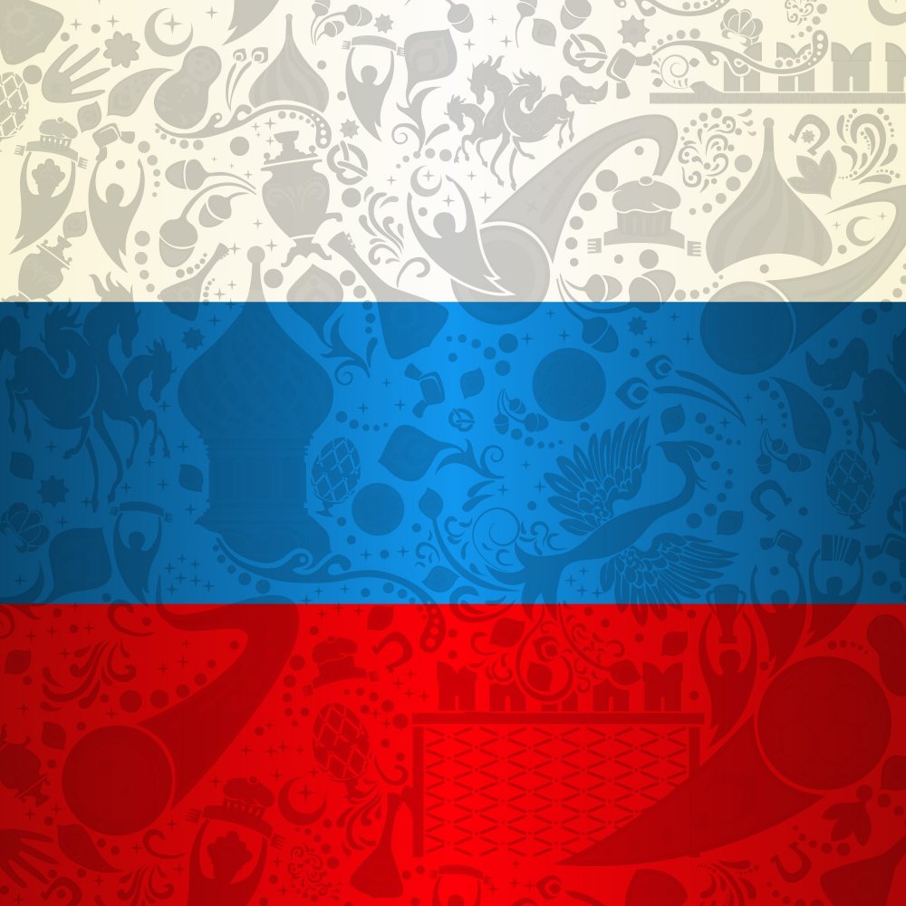 Российский флаг фон