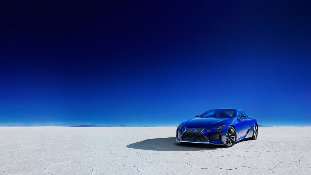 Lexus LC 500 Blue Wallpaper
