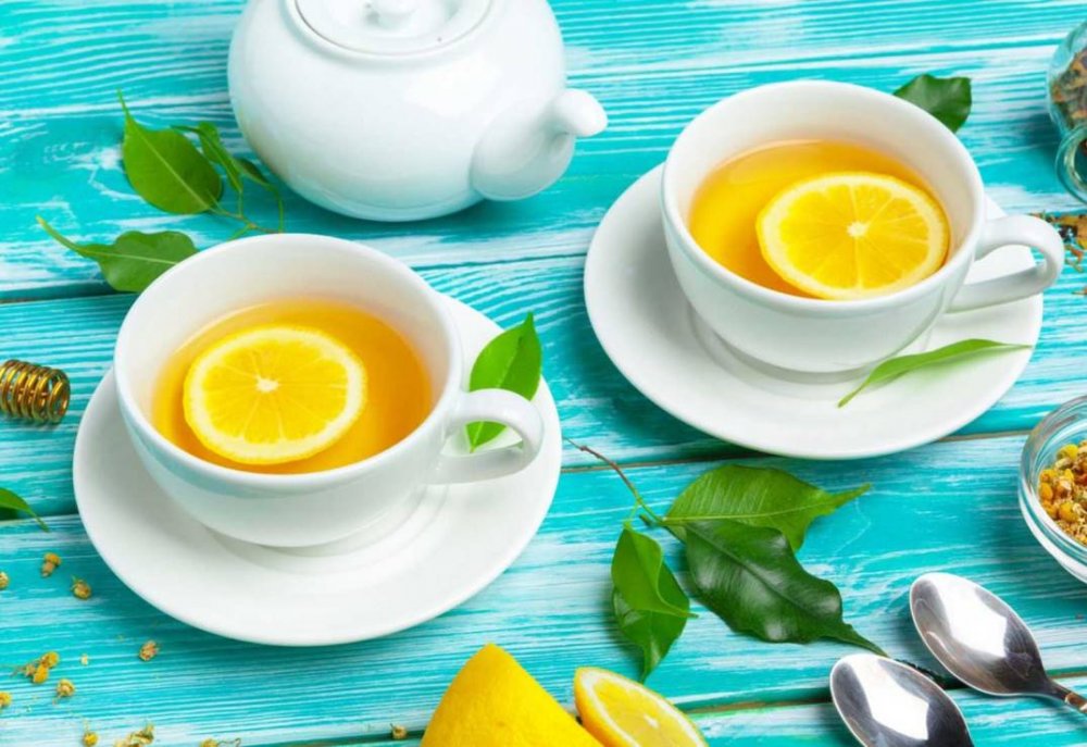 Доброе утро чай с лимоном