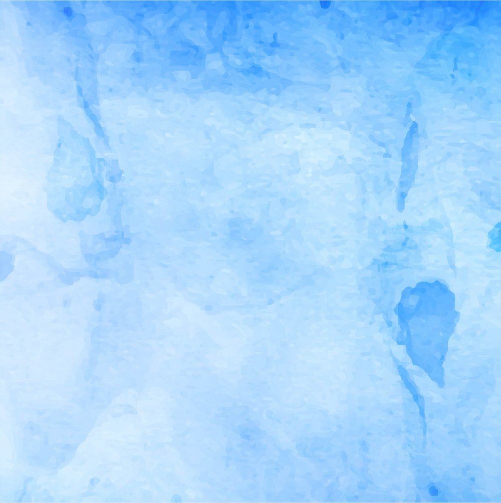 Голубой фон акварель