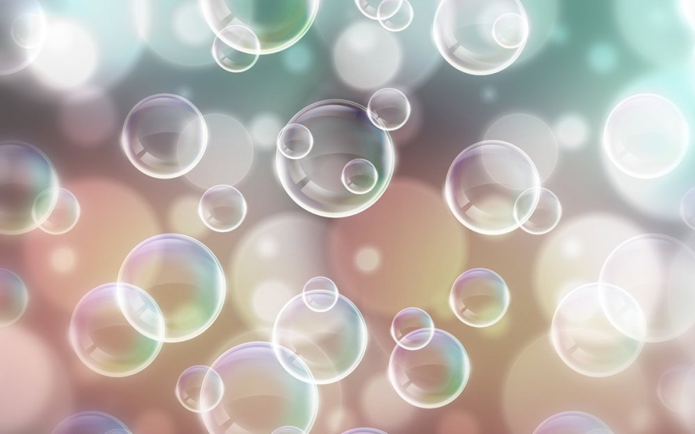 Фоны с мыльными пузырями