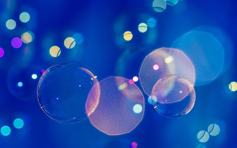 Красивые пузырьки