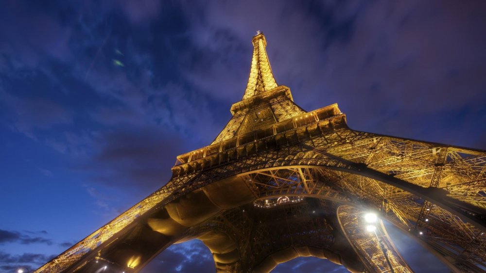 Франция Париж Эйфелева башня