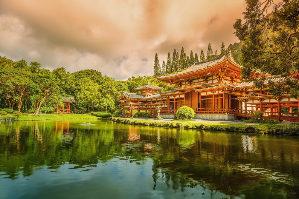 Hawaii японский храм