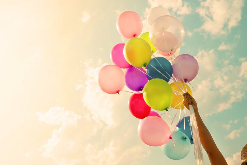Радость с воздушными шарами