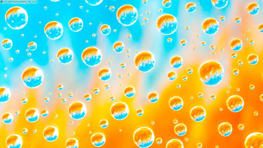 Оранжевые пузырьки