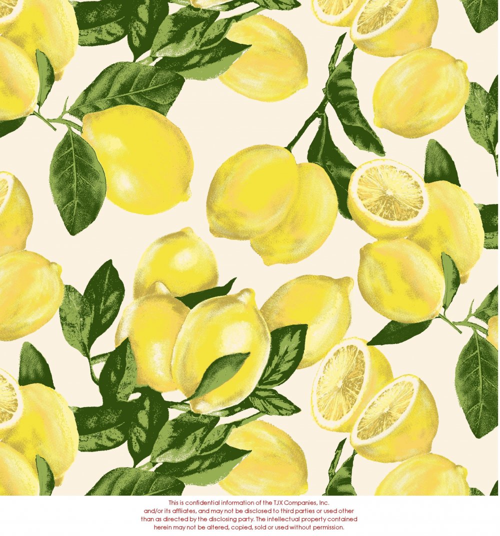 Лимоны принт