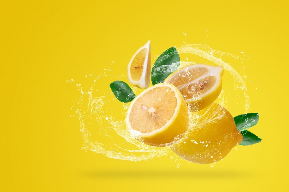 Лимонные фоны