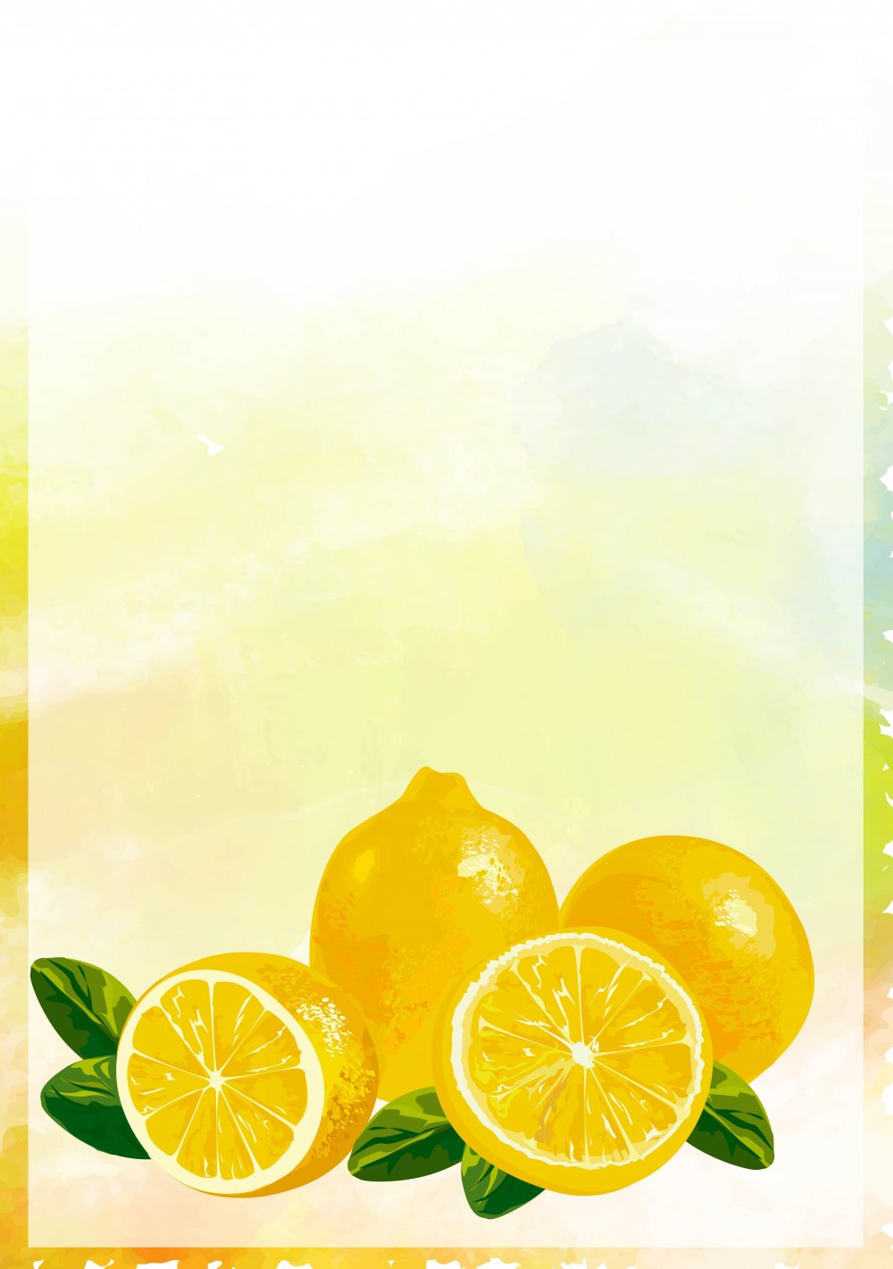 Рамка с лимонами