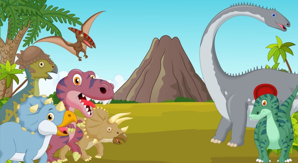 История динозавров для детей