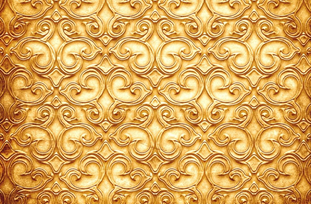 Орнамент на золотом фоне