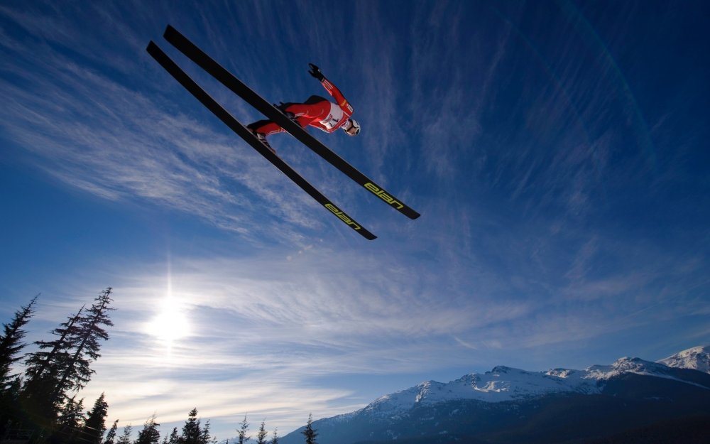 Фристайл лыжный спорт прыжки с трамплина