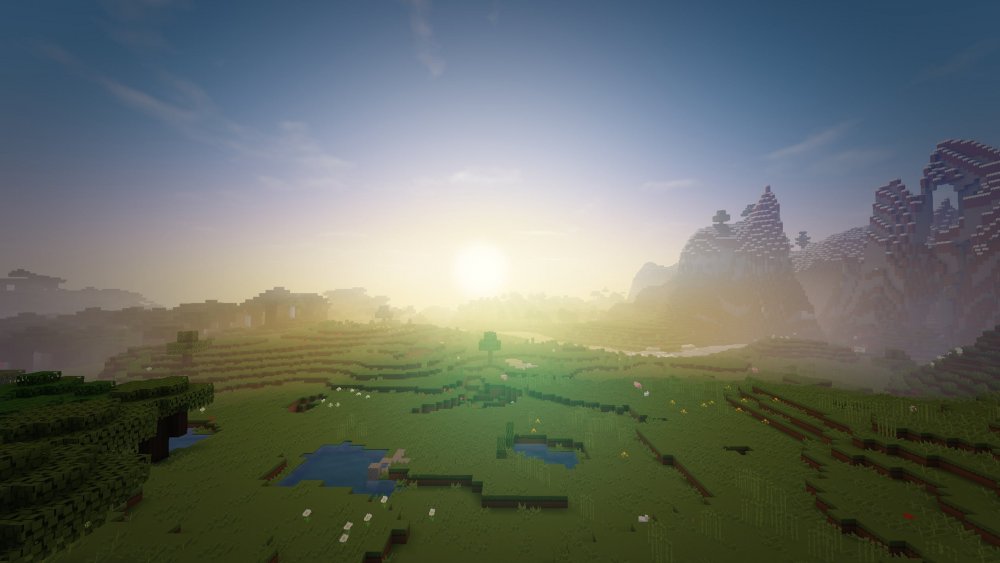Minecraft ландшафт