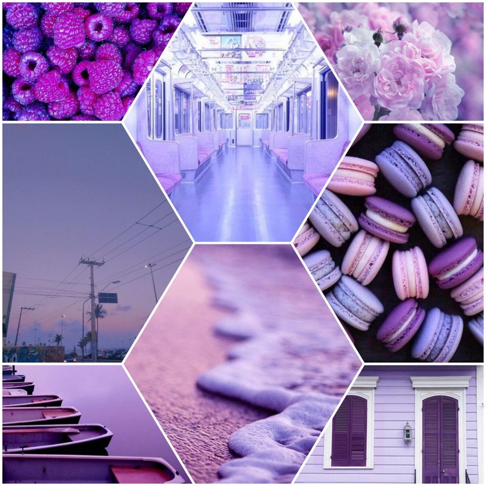 Фиолетовый фон Эстетика