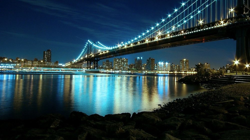 Манхэттенский мост фон