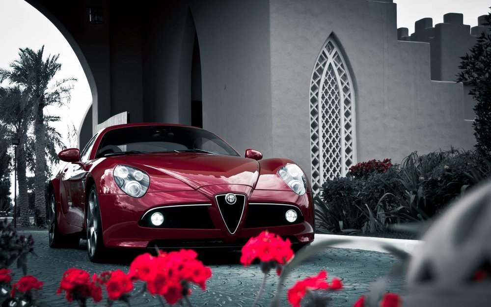 Alfa Romeo 8c 4k