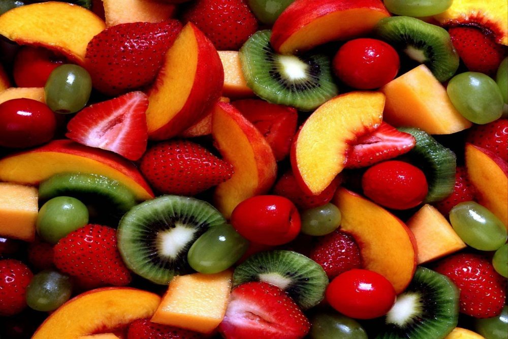 Коллаж из фруктов