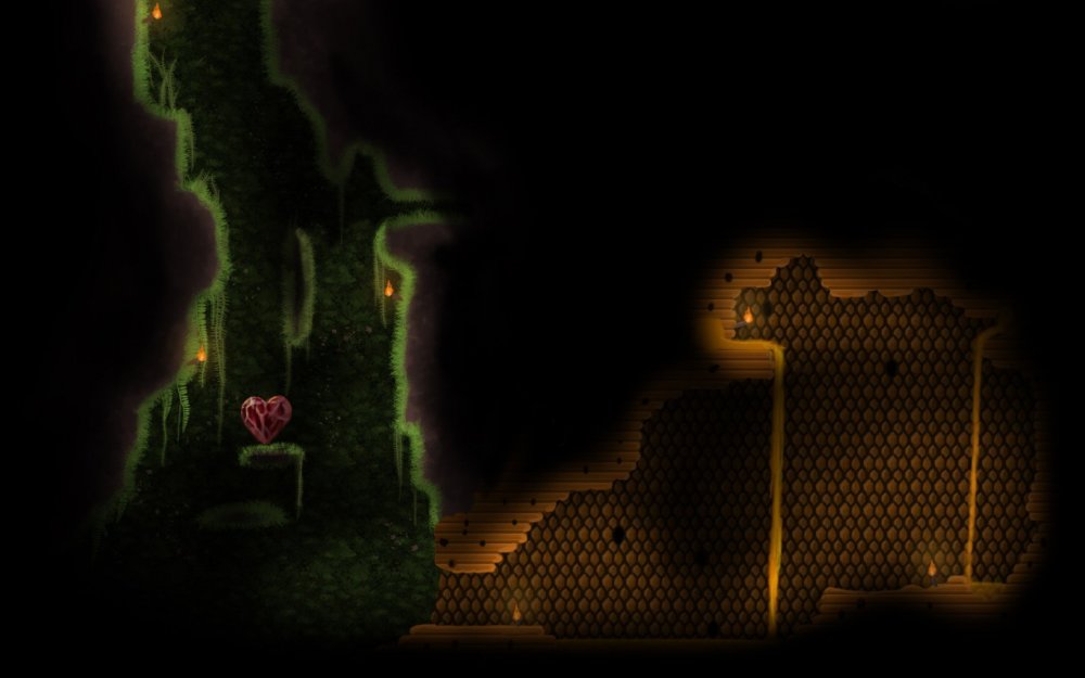 Terraria подземные джунгли