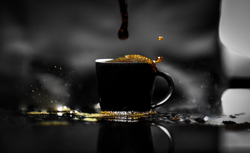 Чашка черного кофе