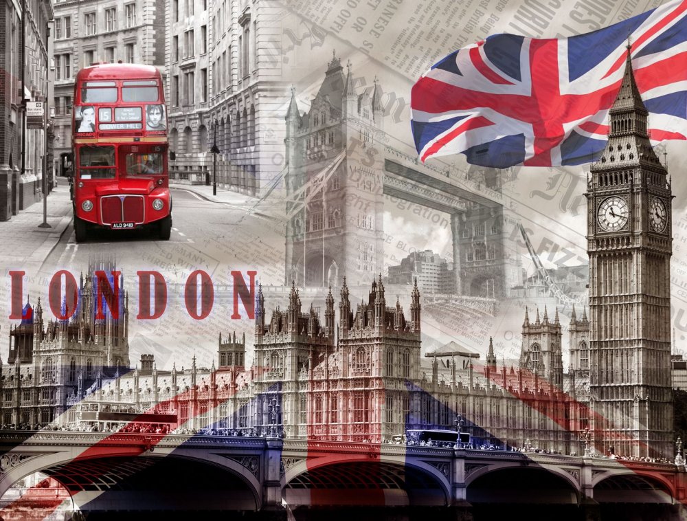 Коллаж на тему Лондон