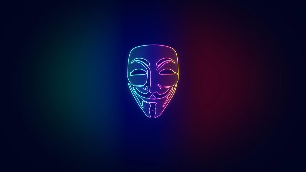 Маска Анонимуса 4k