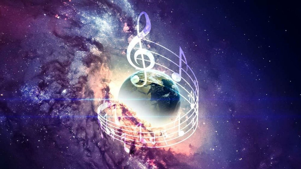 Космическая музыка фон