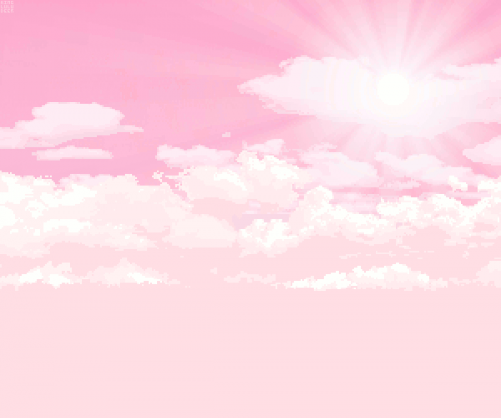 Розовые облака аниме