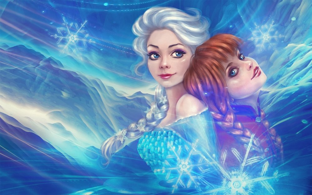 Elsa and Anna multik