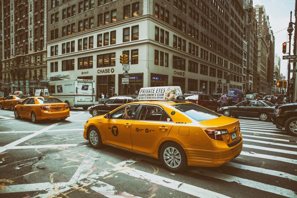 Нью-Йорк Манхэттен такси