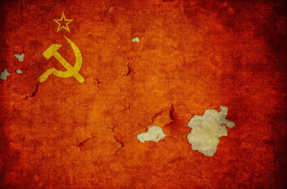 Советский флаг фон