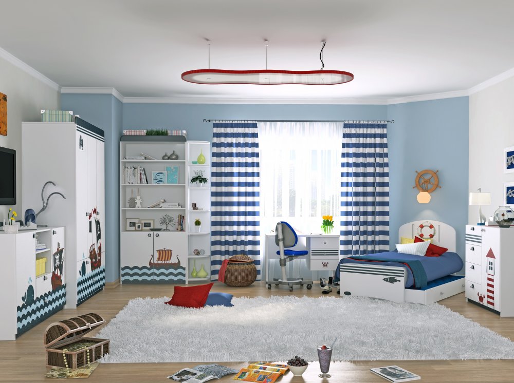 Стиль детской комнаты для мальчика 6 лет