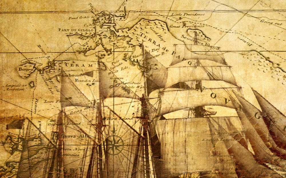 Древние пиратские карты