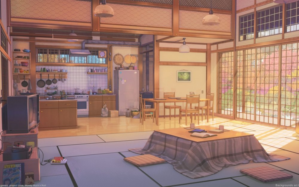 Общая комната аниме
