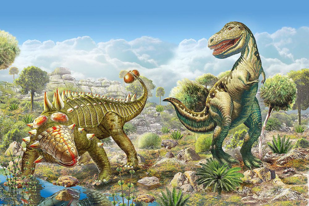Стая динозавров