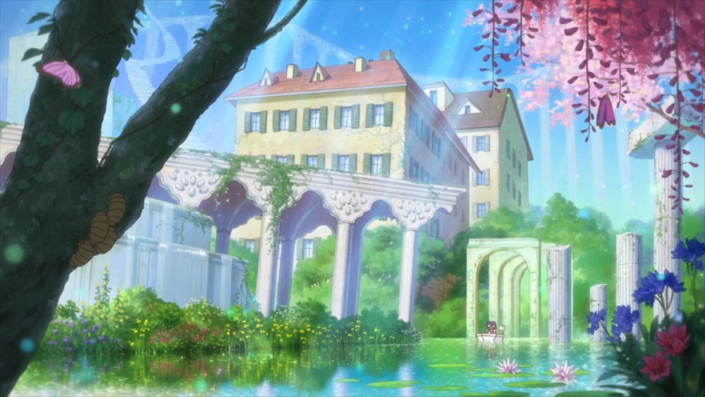 Фоны из аниме дворцы