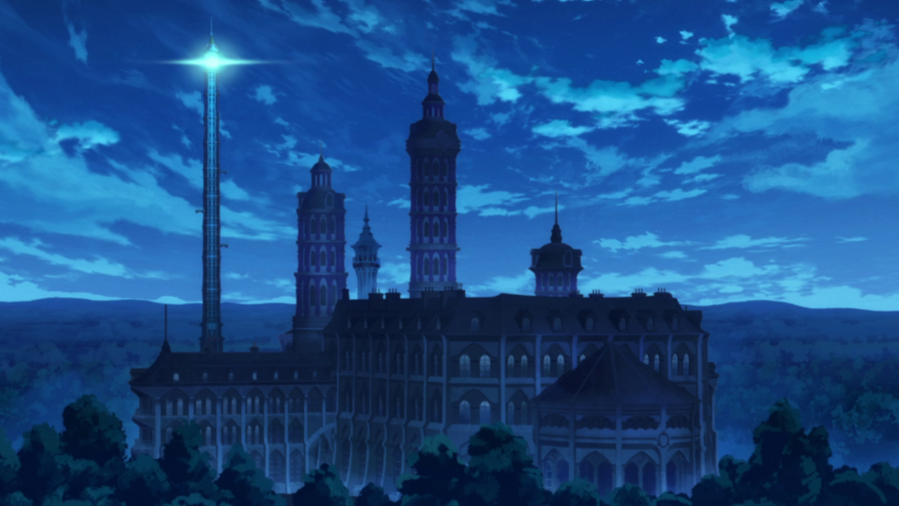 Синий замок аниме