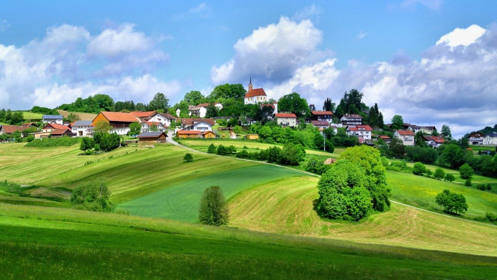Деревня Полле в Германии
