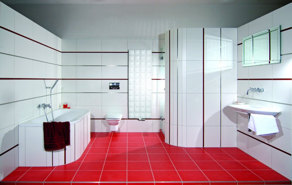 Современная стильная ванная v derevianom SGILE