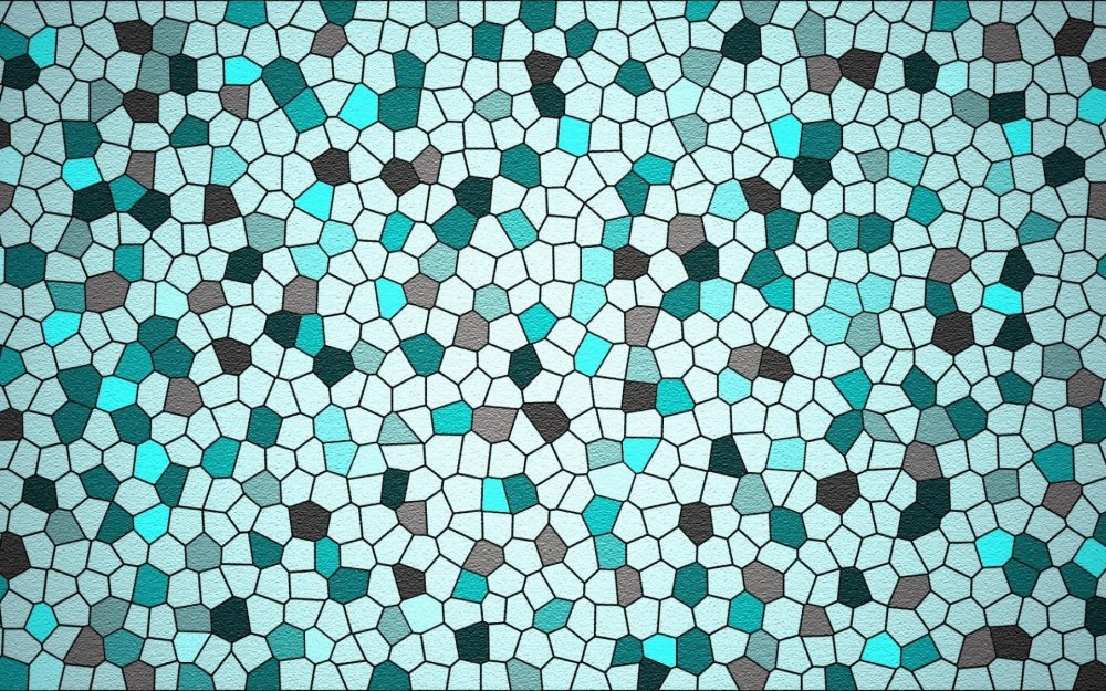 Мозаика голубая текстура бесшовная