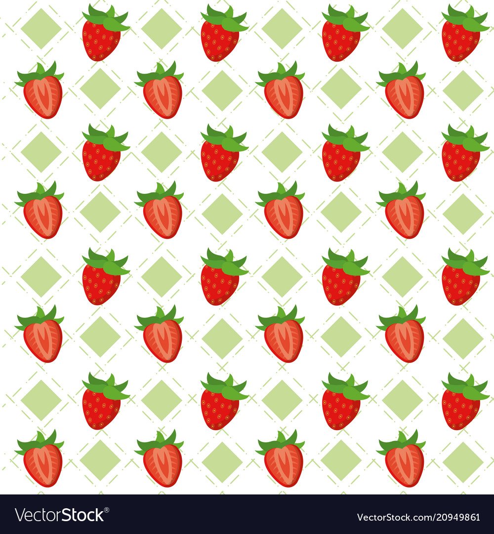 Cute 1 Strawberry pattern