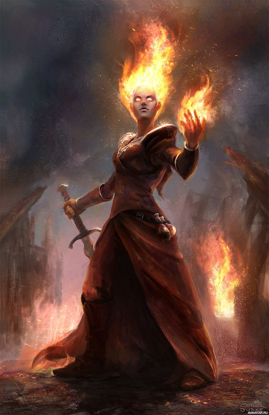 Богиня огня фэнтези
