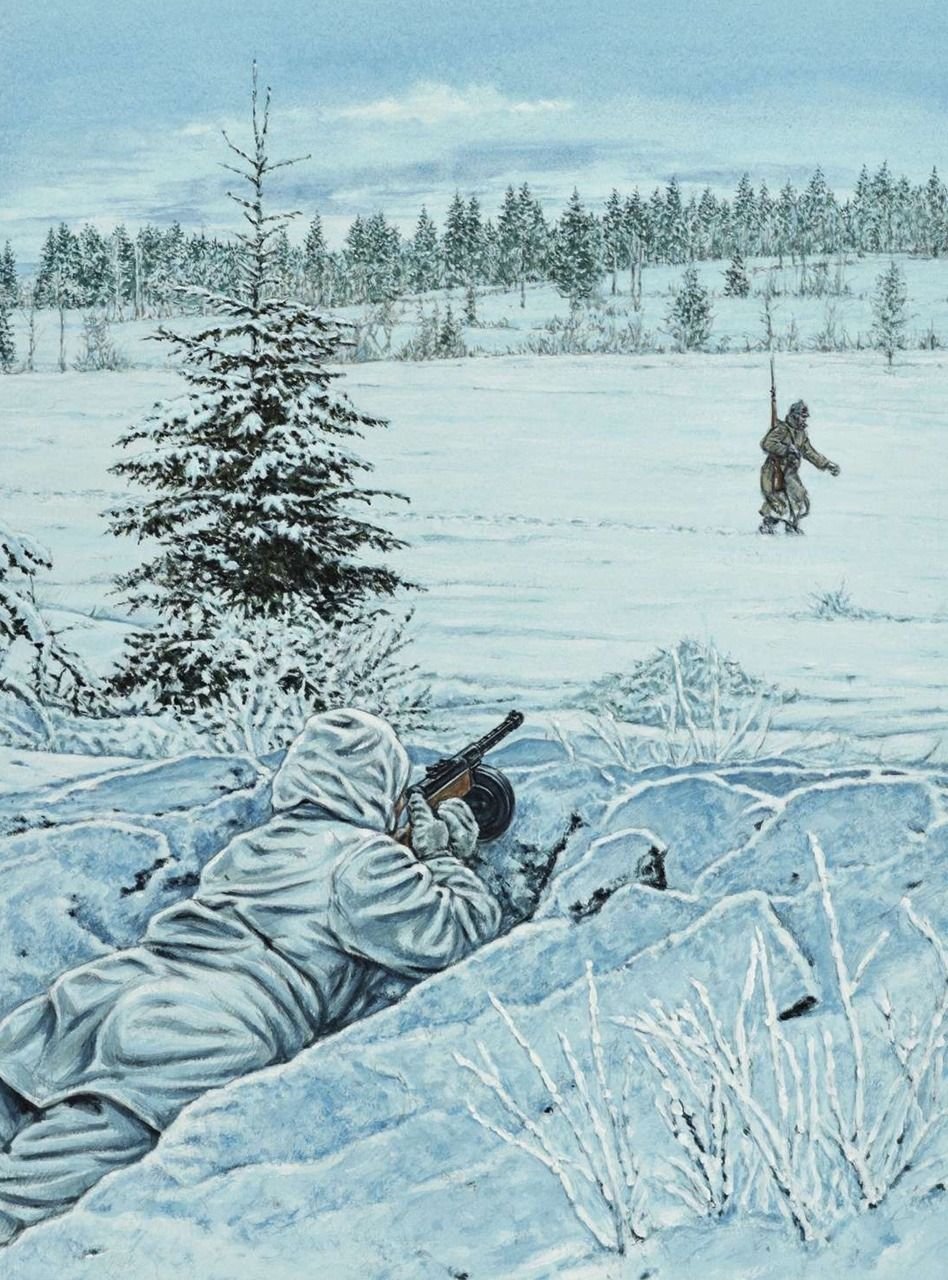 Война 1939-1940 советско-финская снайпер