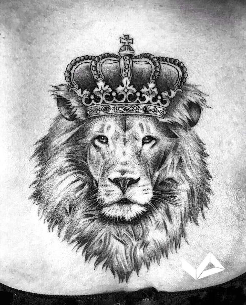 Лев с короной картинки