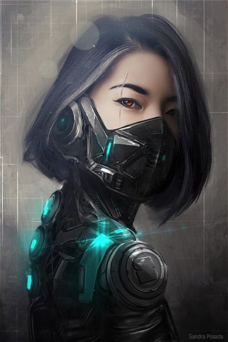 Cyberpunk 2077 девушки в масках