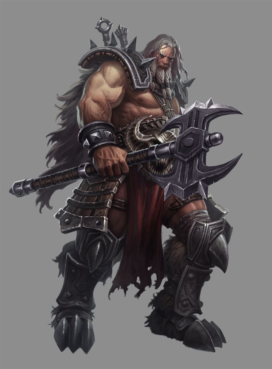Diablo 3 концепт воин