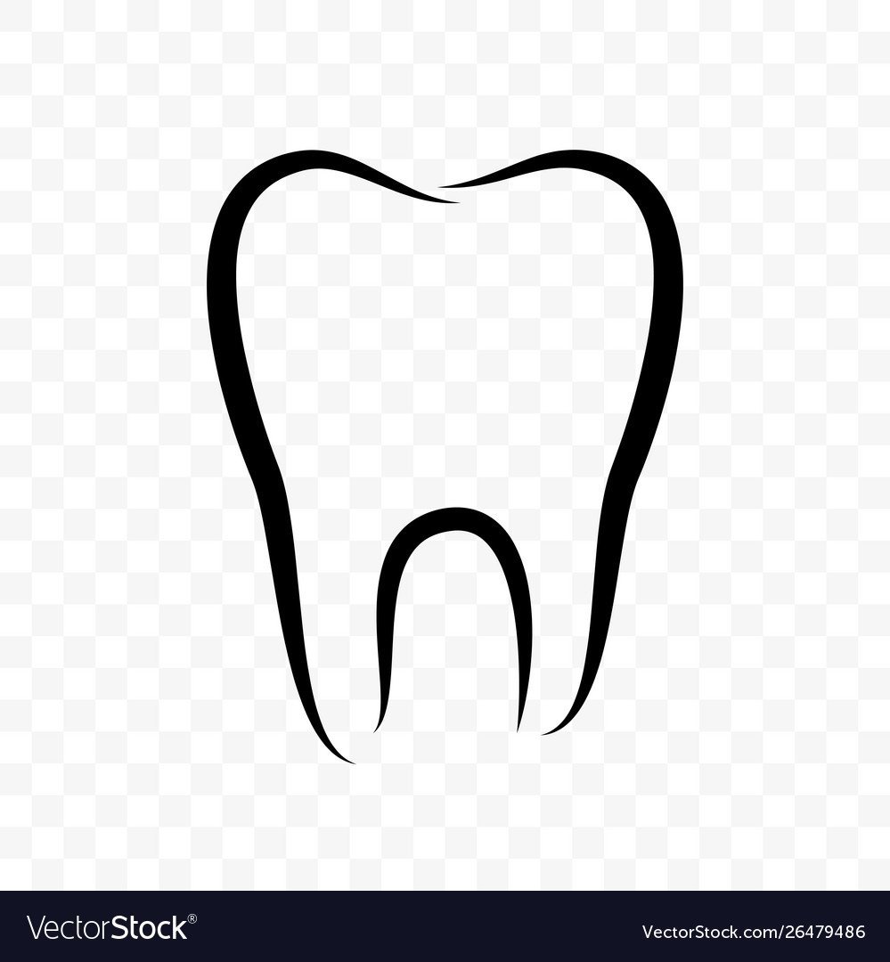 Зуб контур