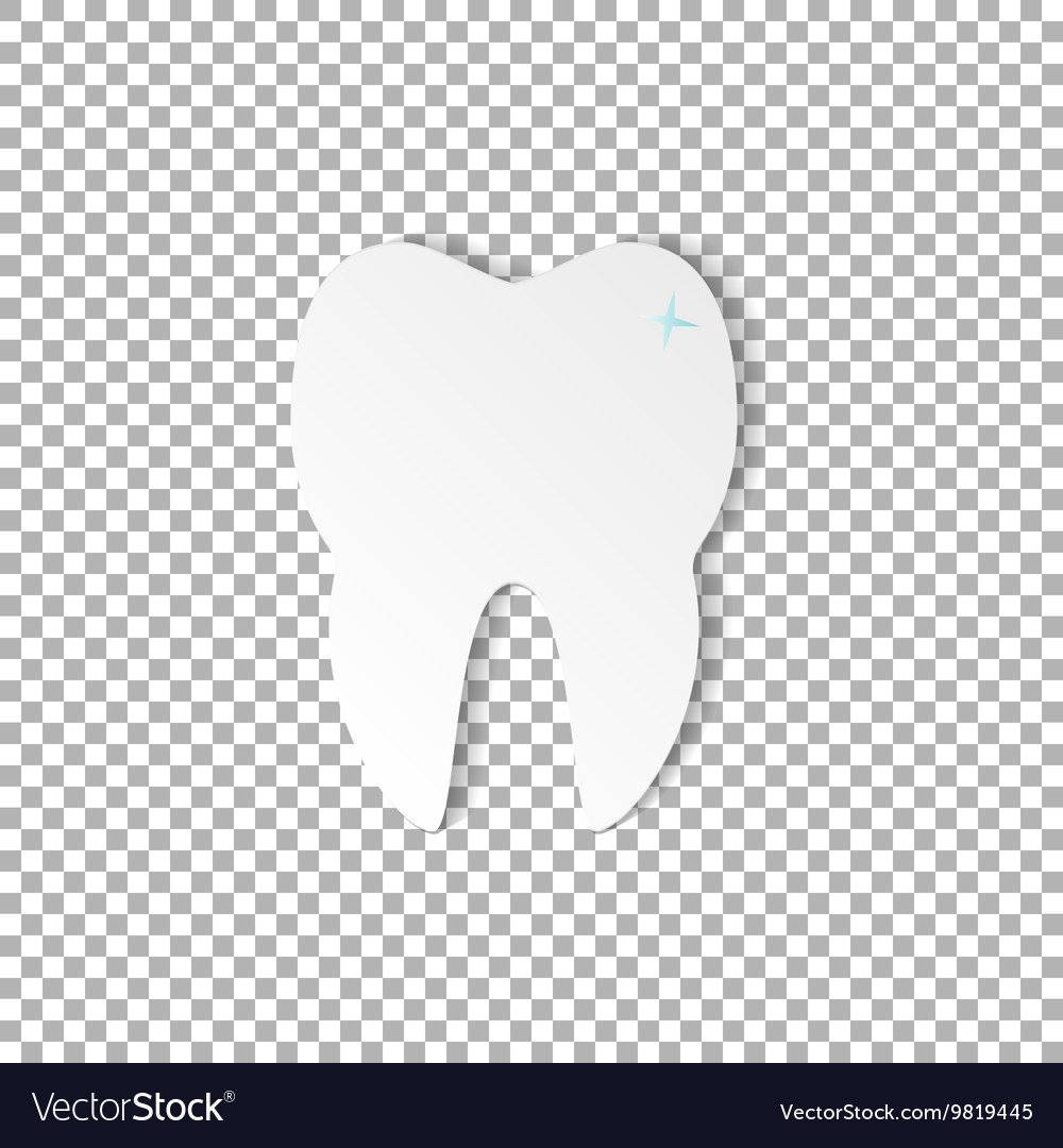 Зуб для визитки стоматолога