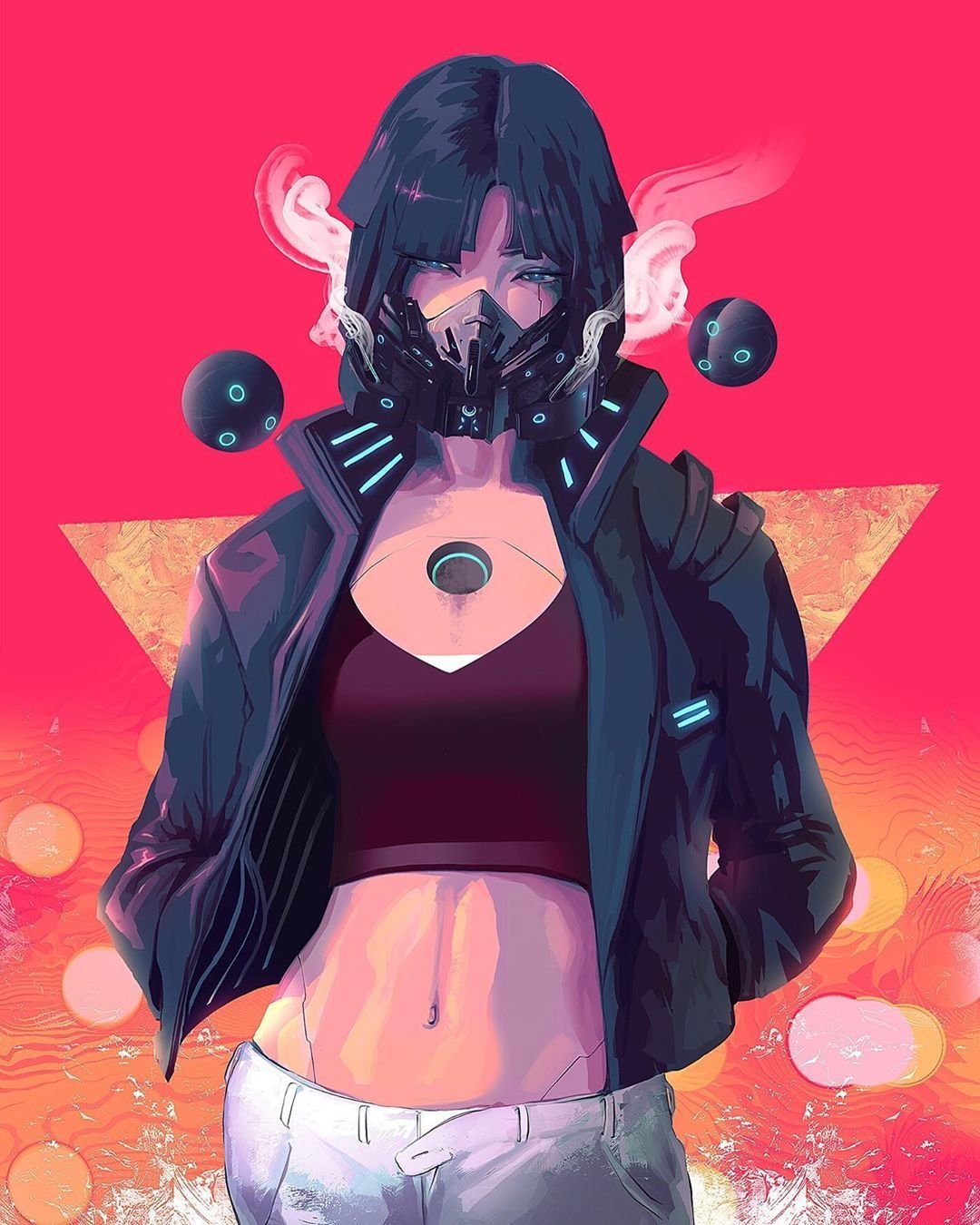 Cyberpunk avatar girl фото 58