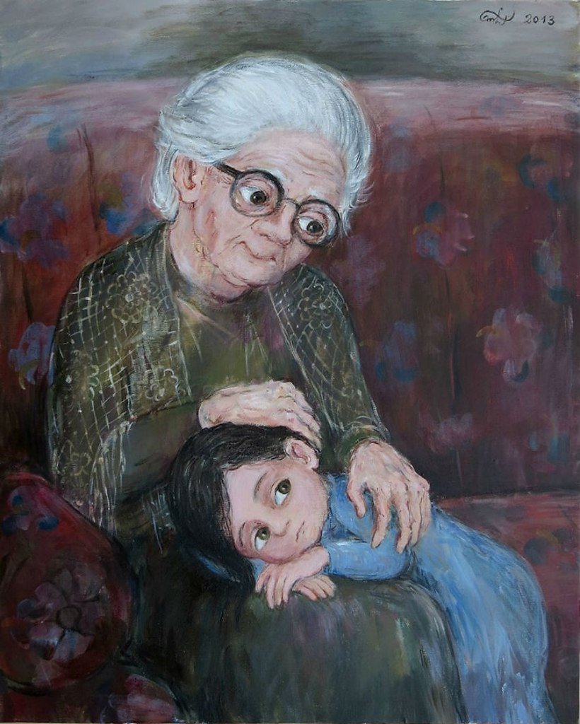 Нино Чакветадзе картины бабушка